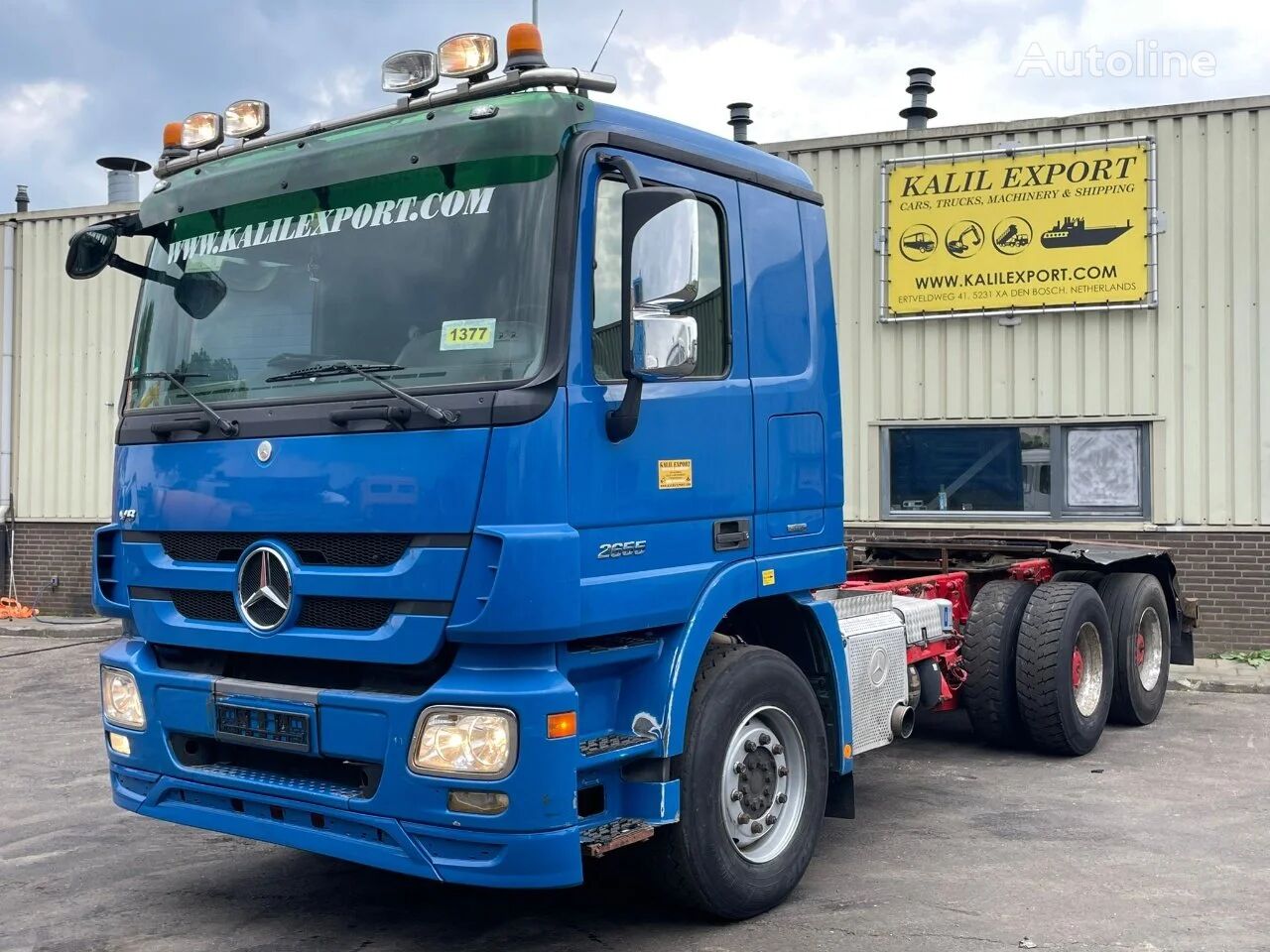 Mercedes-Benz Actros 2655 MP3 Heavy Duty Tractor Chassis 6x4 V8 EPS Big Axle R camión chasis