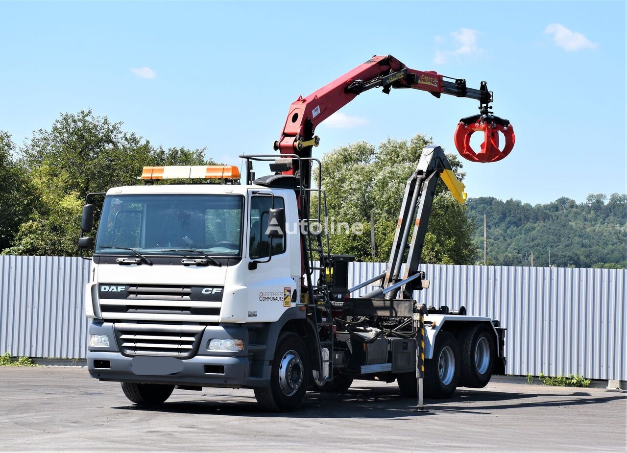 DAF CF 85.340 camión con gancho