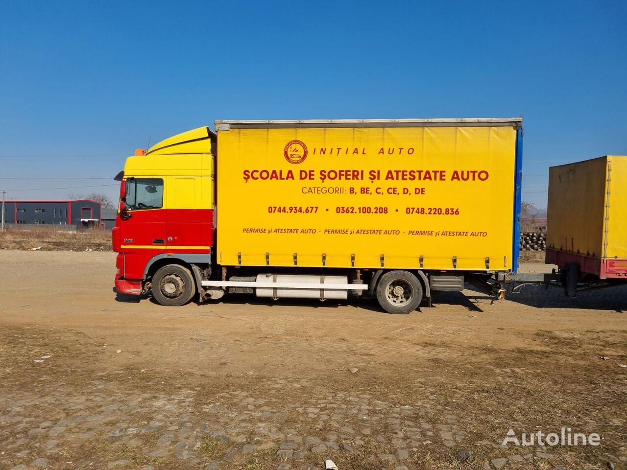 DAF XF150 camión con lona corredera