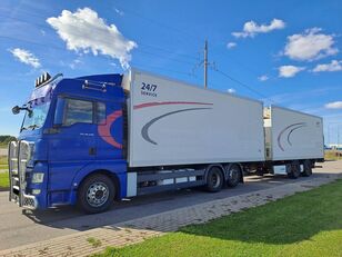 MAN TGX 26.440 + KRONE Euro 5 camión frigorífico + remolque