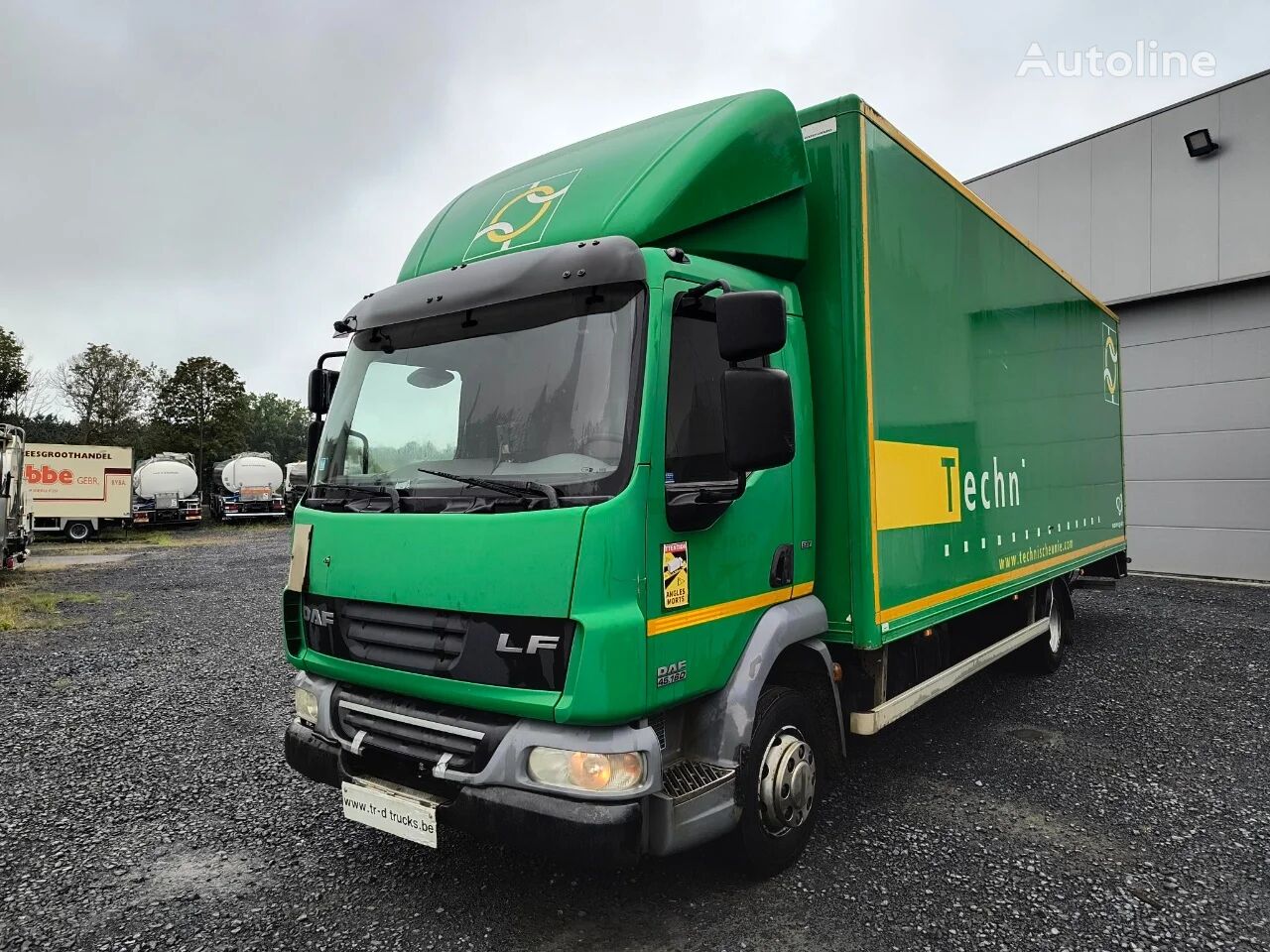 DAF LF 45.160 7,15M CASE + D'HOLLANDIA 1500KG camión furgón