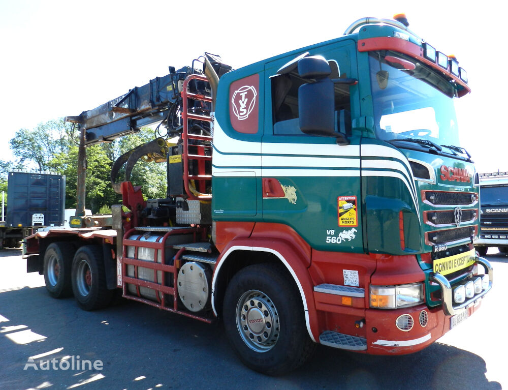 Scania R560 V8 For long woods - Para MADERA camión maderero