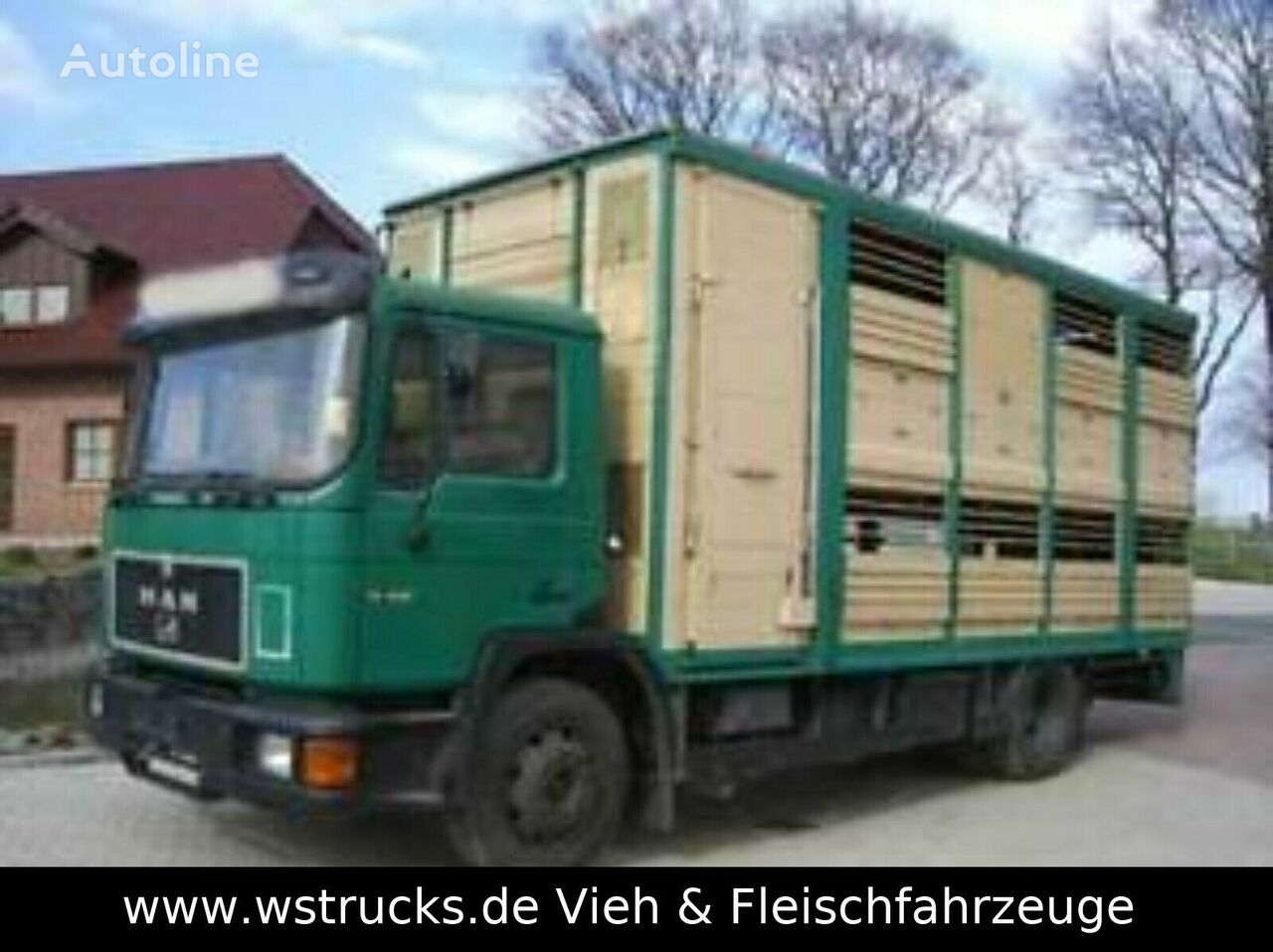 MAN 14232  KABA Doppelstock camión para transporte de ganado