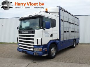 Scania R124-420 camión para transporte de ganado