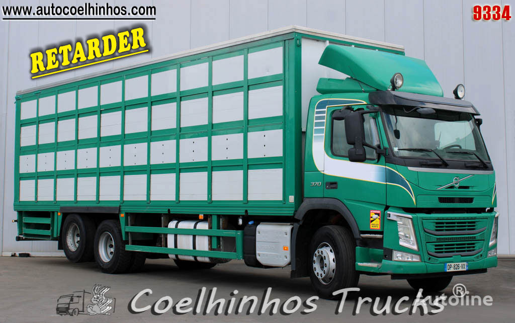 Volvo FM 370  Retarder camión para transporte de ganado