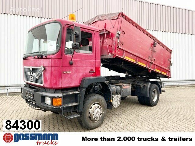 MAN 19.322 FAK 4x4 BB, Getreidekipper ca. 15m³ camión para transporte de grano