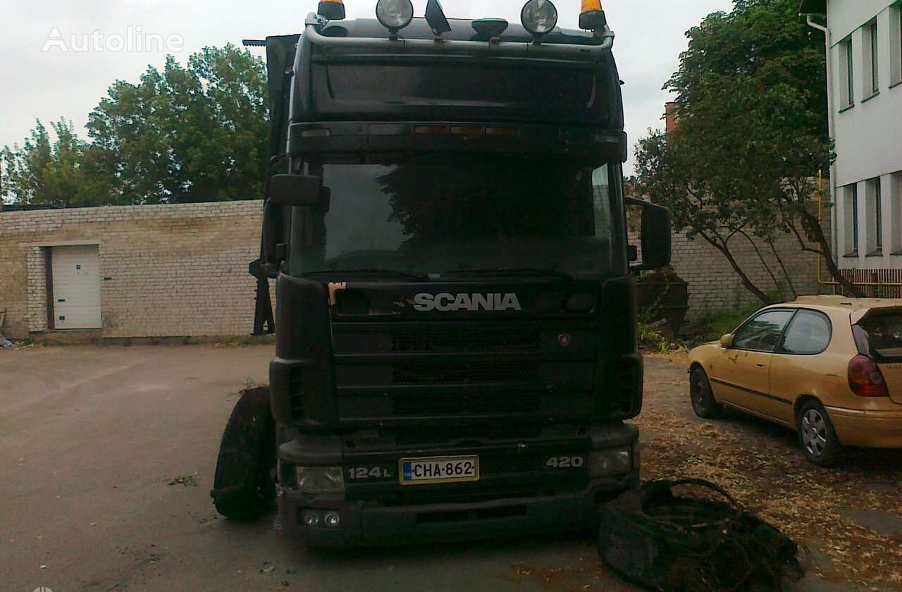 Scania 124 camión plataforma