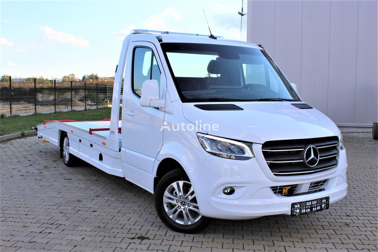 Mercedes-Benz Mercedes-Benz Sprinter 319 ARCTIC WHITE / Luftfederung / LED camión portacoches nuevo