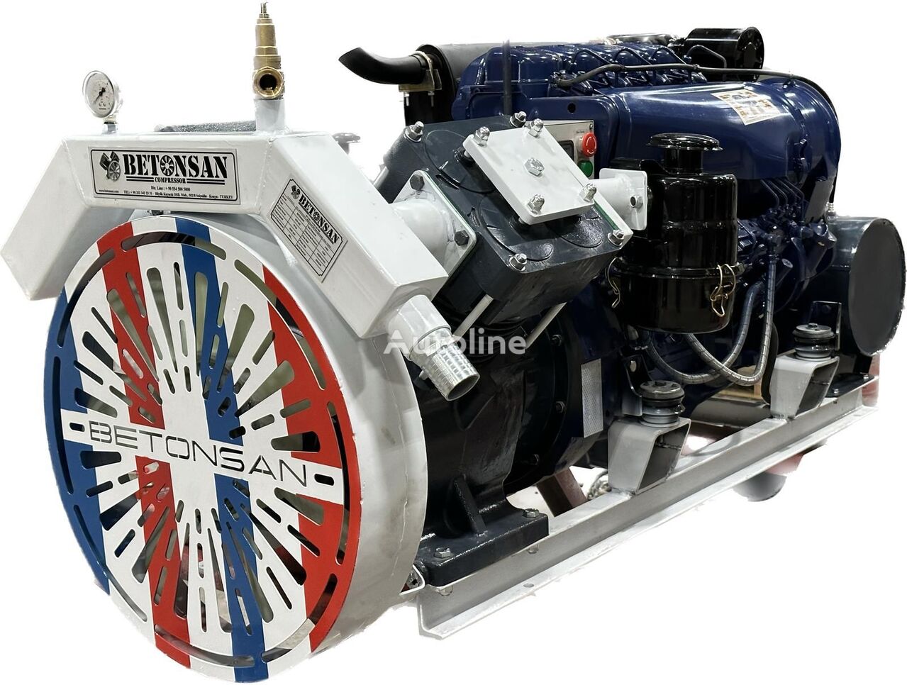 Betonsan Diesel Compressor compresor neumático para cisterna