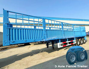 TITAN Livestock Cargo Fence Trailer for Sale in Sudan semirremolque para transporte de ganado nuevo