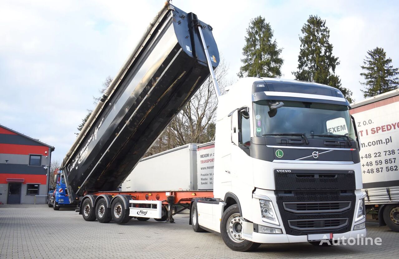 Volvo FH 500 XXL  tractora + semirremolque volquete